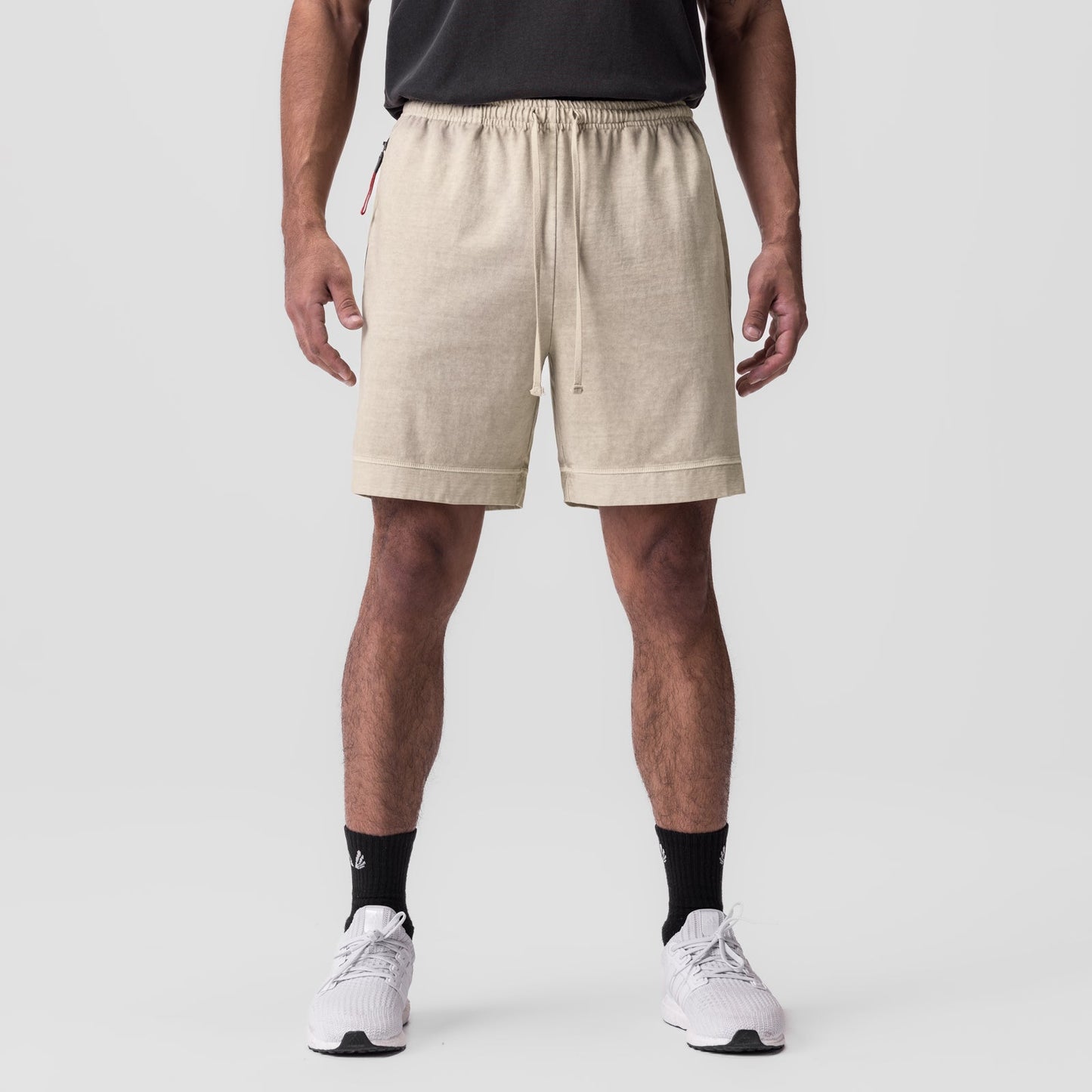 0782. Tech Essential™ Sweat Short Faded Beige | ASRV Online