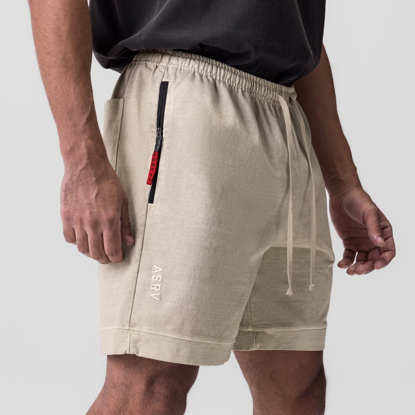 0782. Tech Essential™ Sweat Short Faded Beige | ASRV Online
