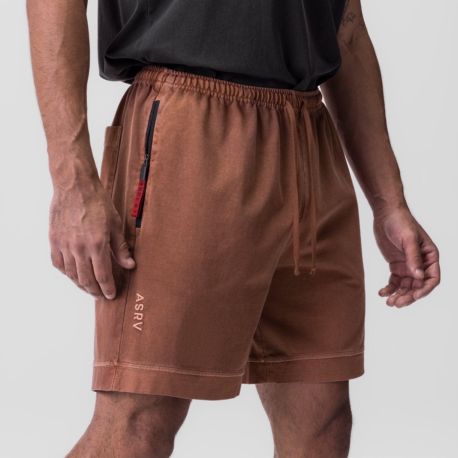 0782. Tech Essential™ Sweat Short Faded Rust | ASRV Discount