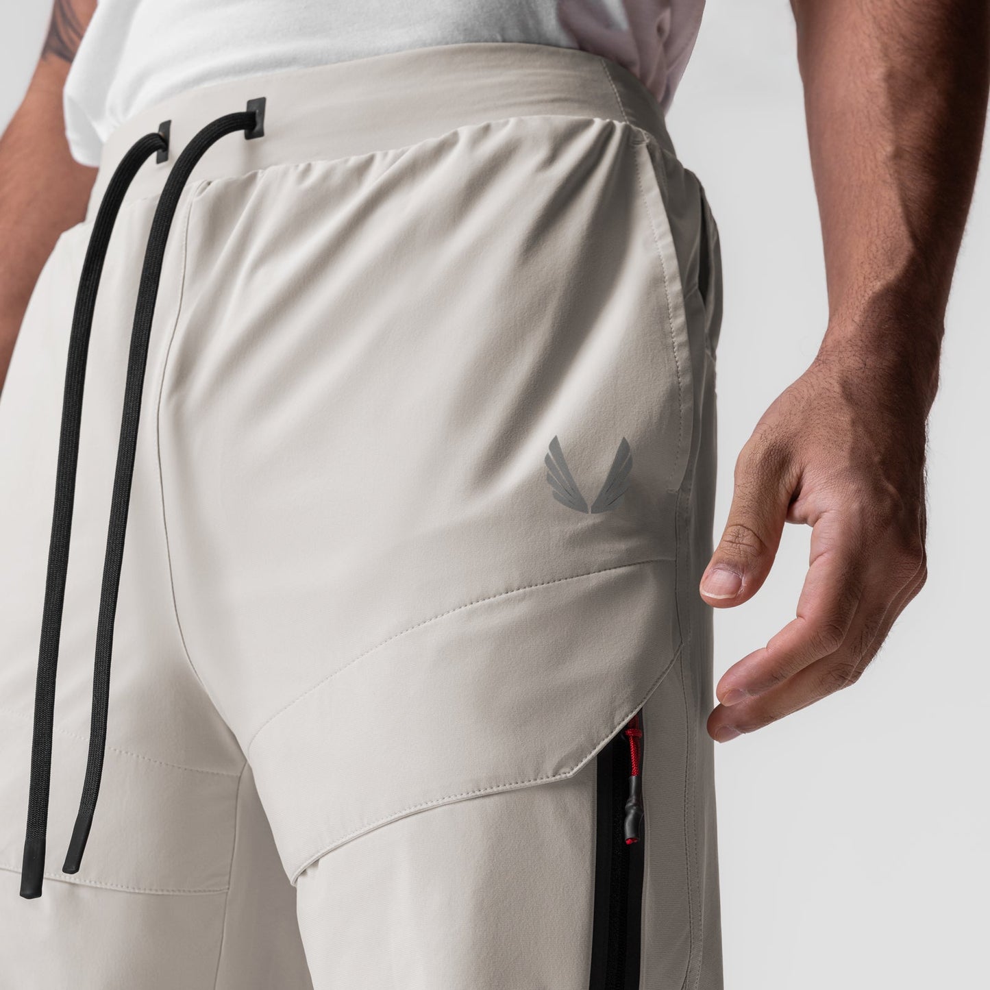0690. Tetra-Lite® Tech High Rib Jogger Stone "Wings" | ASRV US