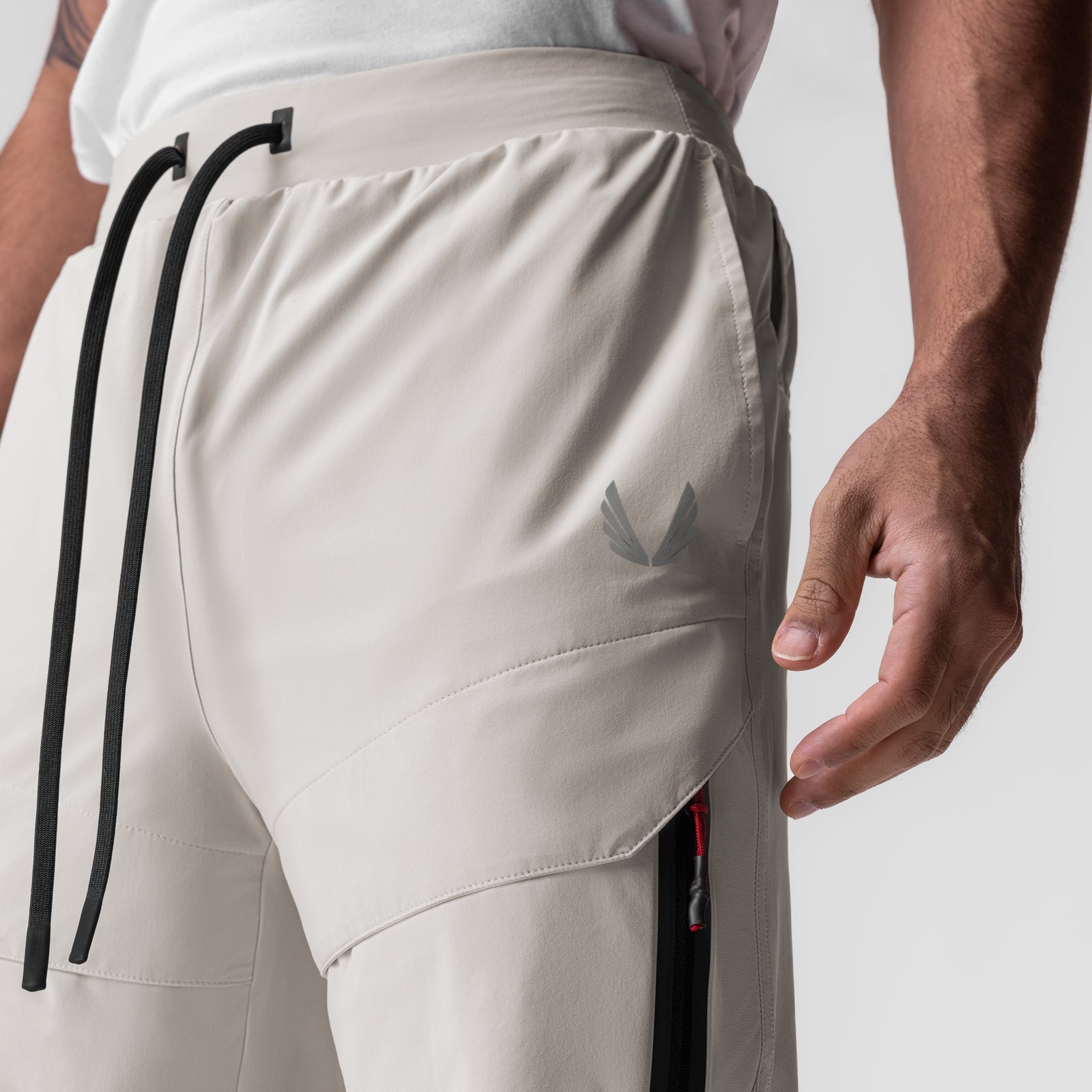 0690. Tetra-Lite® Tech High Rib Jogger Stone "Wings" | ASRV US