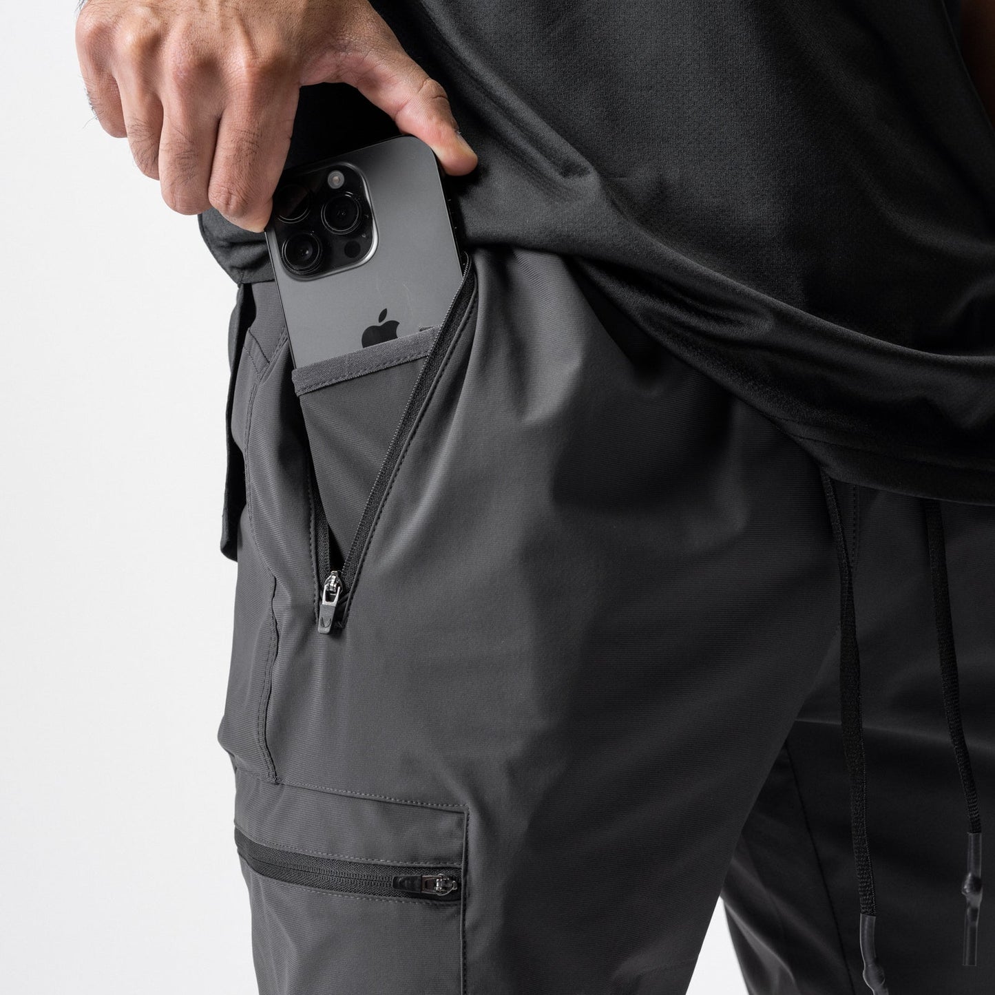 0827. Tetra-Lite® Inlay Pocket High Rib Jogger Space Grey | ASRV discount