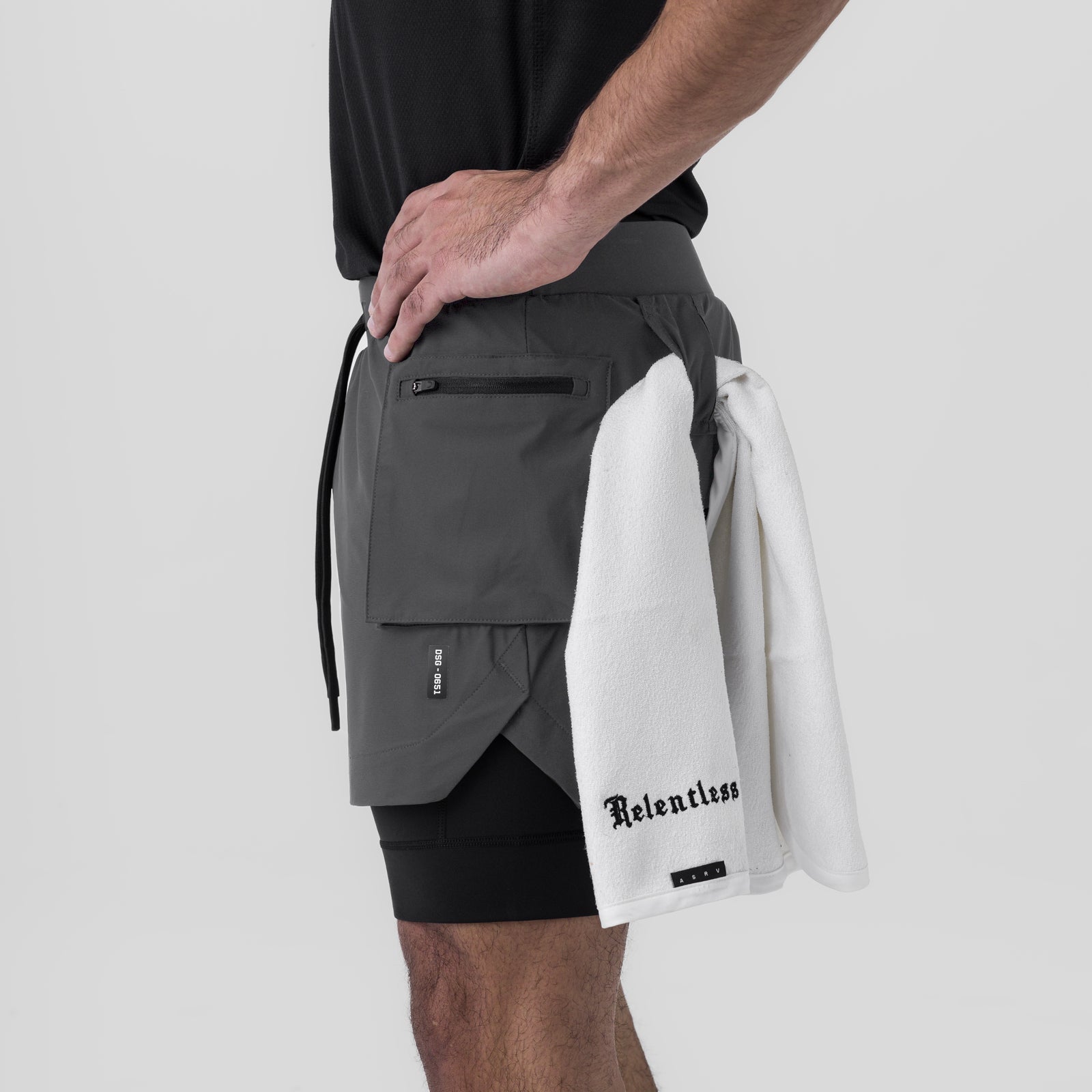 0651. Tetra-Lite® 5" Liner Cargo Short Space Grey | ASRV Online