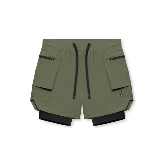 0651. Tetra-Lite® 5" Liner Cargo Short Olive | ASRV US