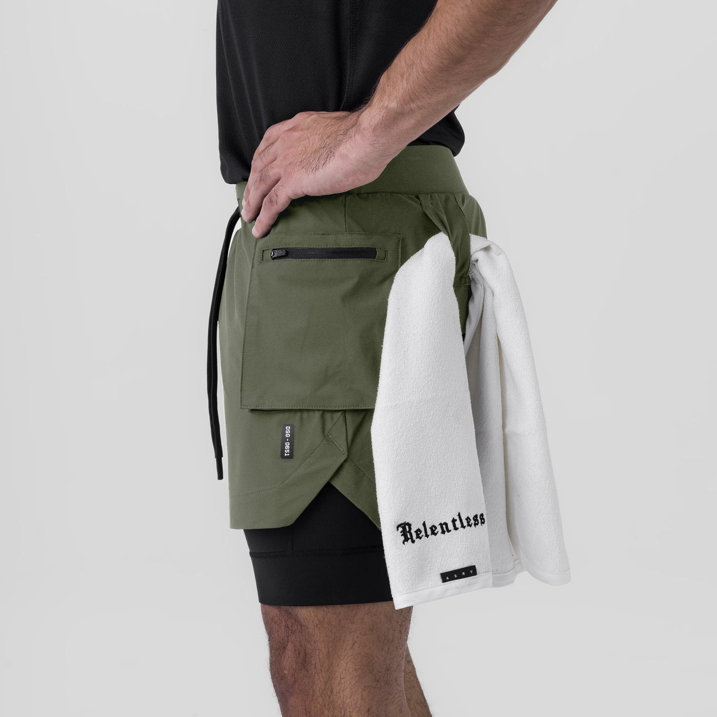 0651. Tetra-Lite® 5" Liner Cargo Short Olive | ASRV US