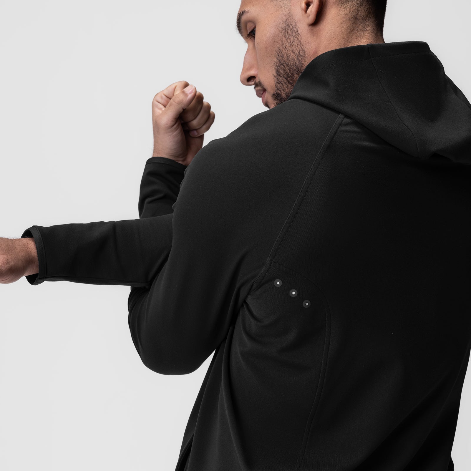 0943. Performance Fleece Zip Hoodie Black | ASRV on sale
