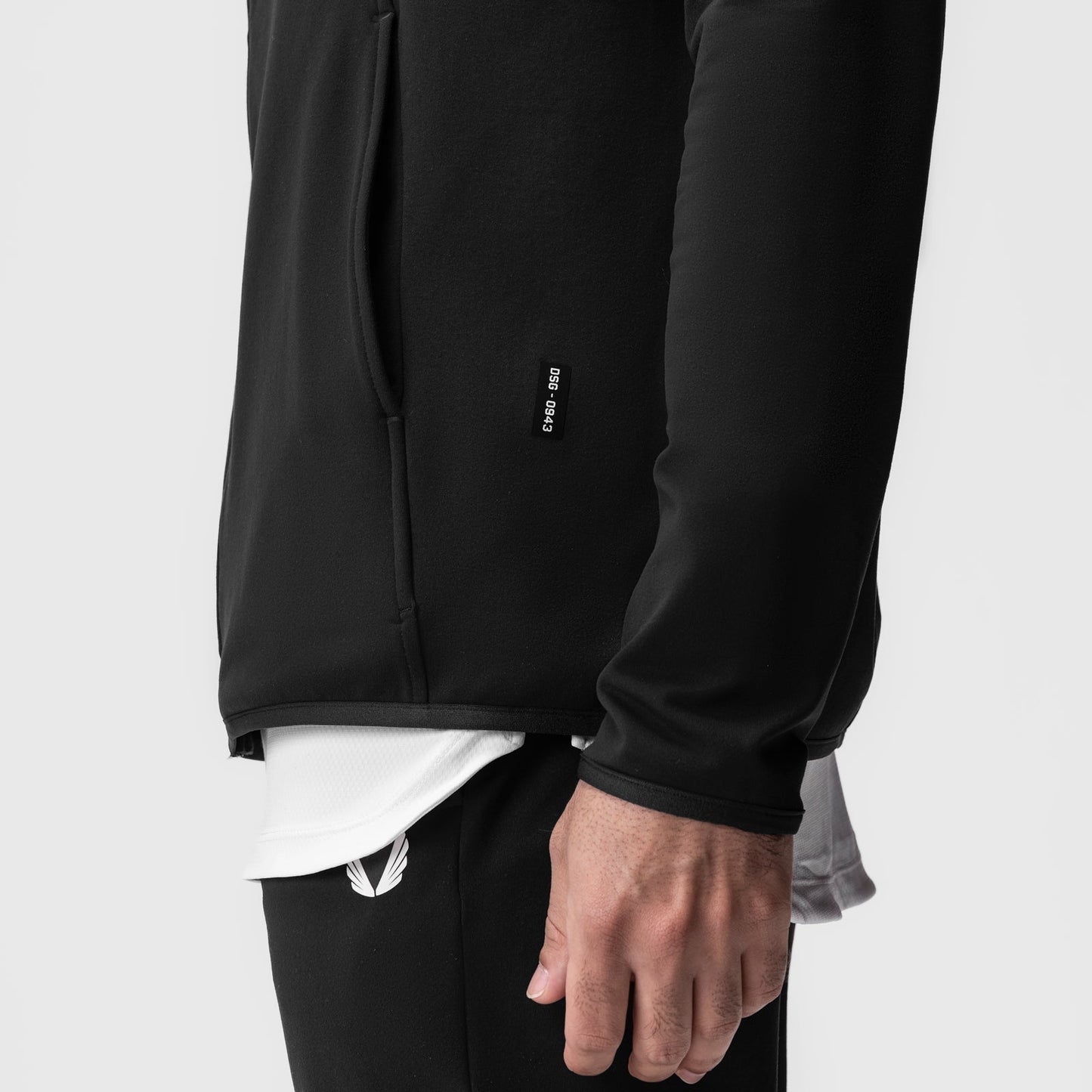 0943. Performance Fleece Zip Hoodie Black | ASRV on sale