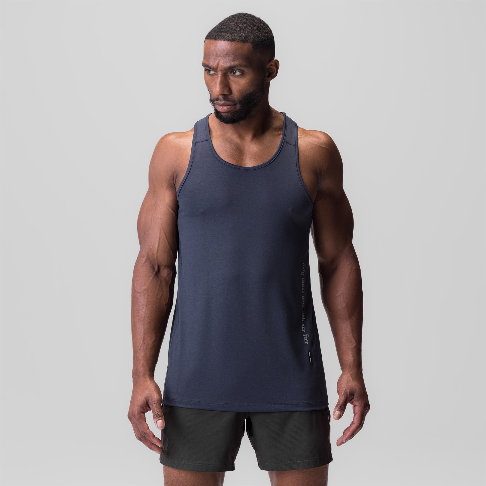 0834. 3D-Lite® 2.0 Training Singlet Navy "OTWR" | ASRV US