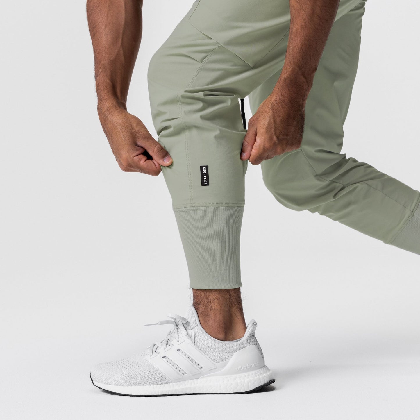 0827. Tetra-Lite® Inlay Pocket High Rib Jogger Sage | ASRV on sale