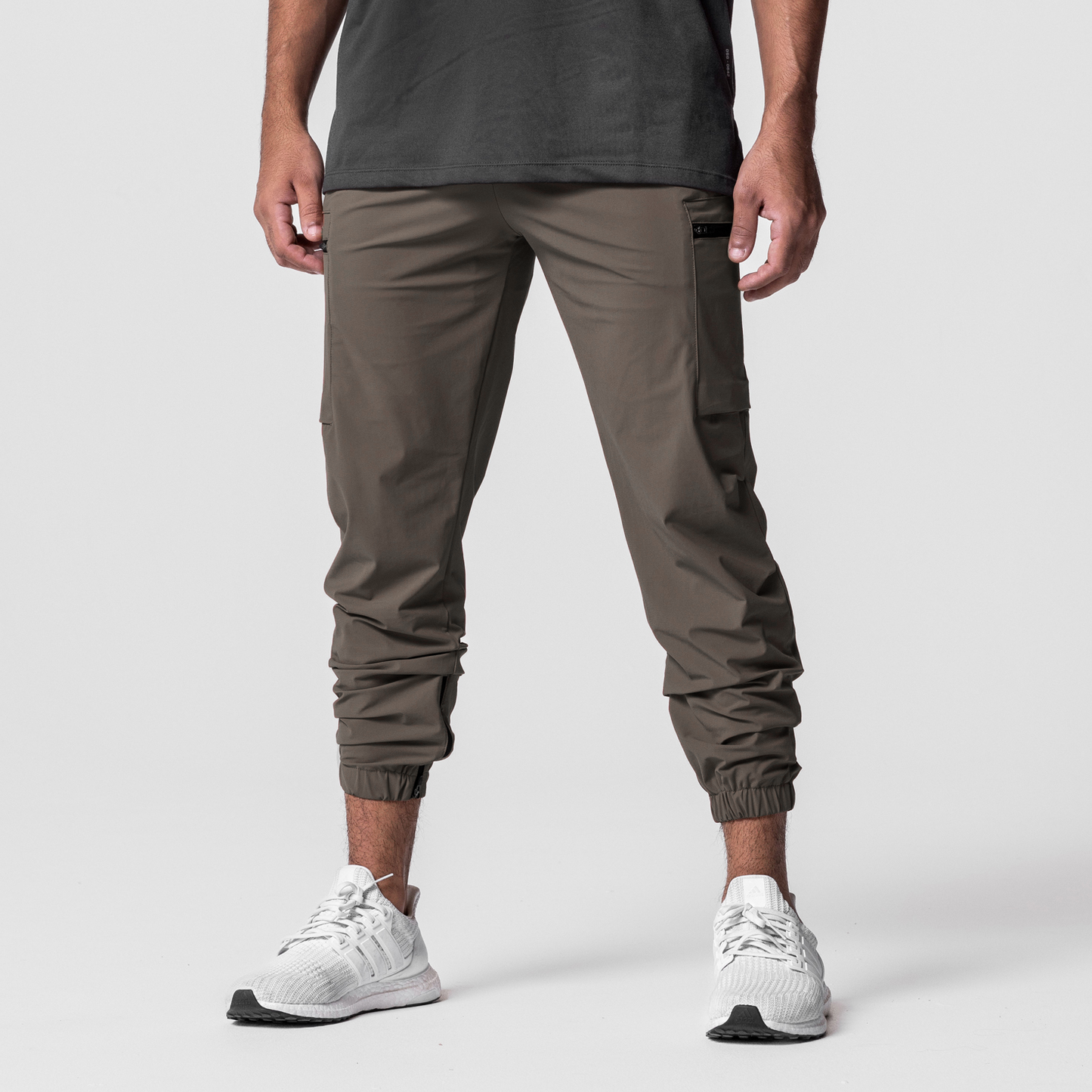0656. Tetra-Lite® Standard Zip Jogger Deep Taupe | ASRV discount