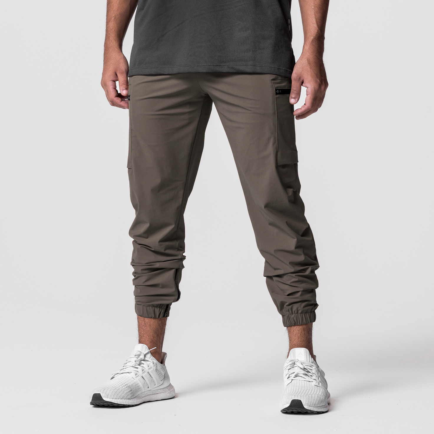 0656. Tetra-Lite® Standard Zip Jogger Deep Taupe | ASRV discount