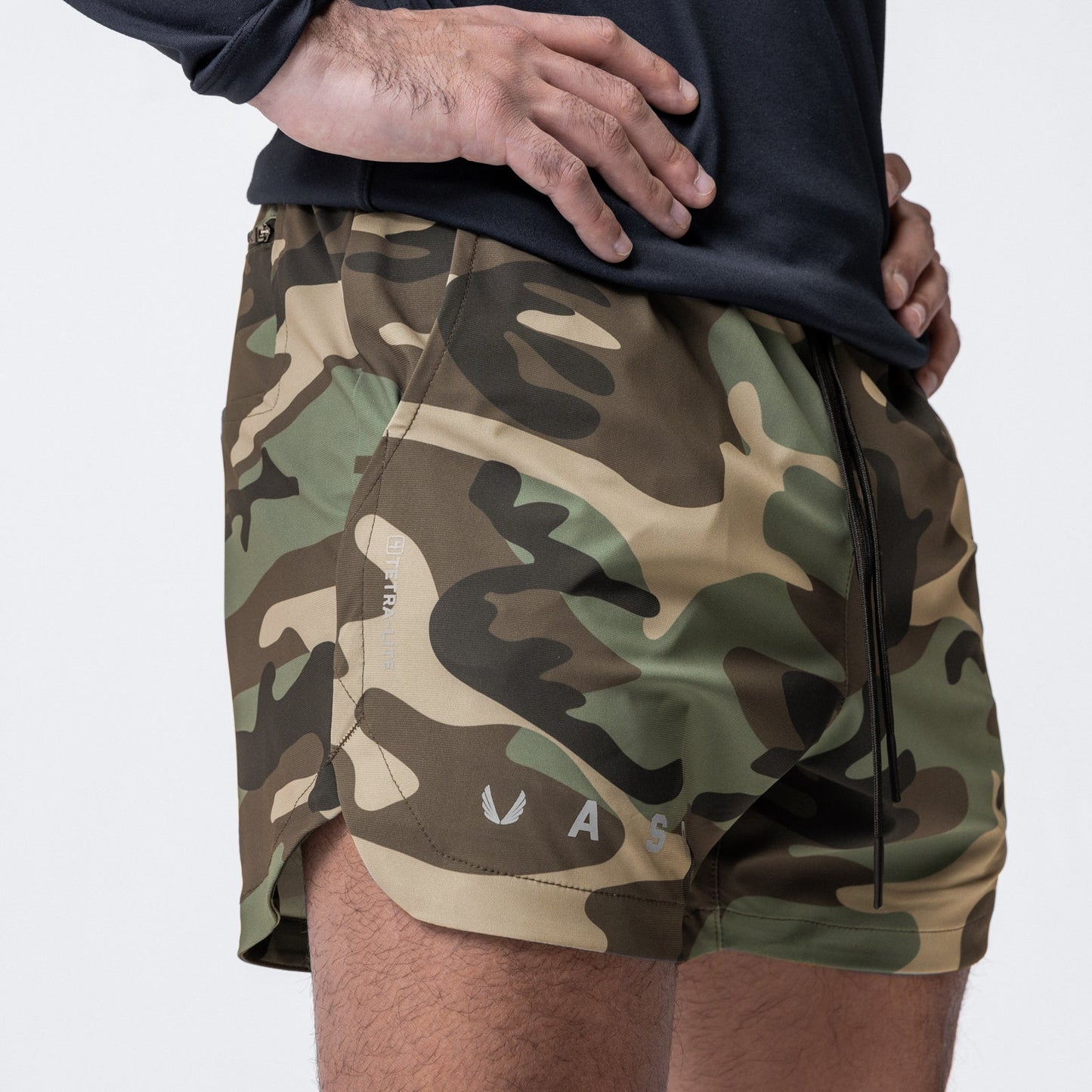 0751. Tetra-Lite® 5" Linerless Short Woodland Camo "Classic" | ASRV Discount