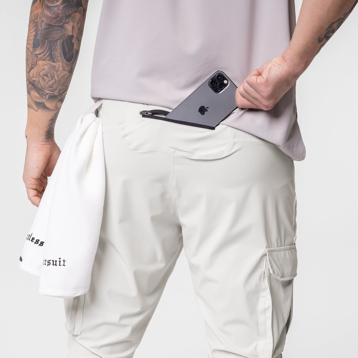 0437. Tetra-Lite® Cargo High Rib Jogger Stone Reflective | ASRV US