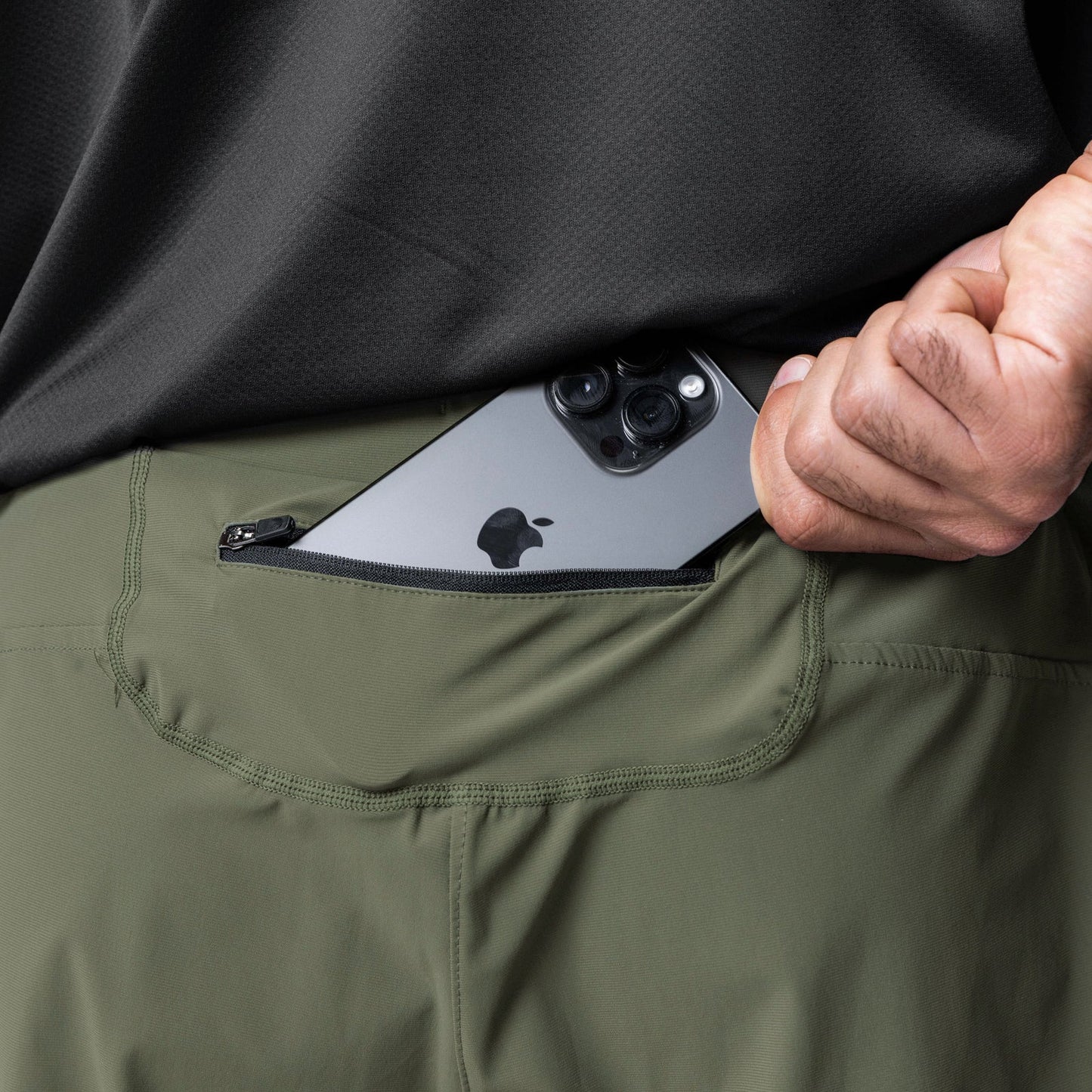 0698. Tetra-Lite® Inlay Pocket High Rib Jogger Olive | ASRV discount