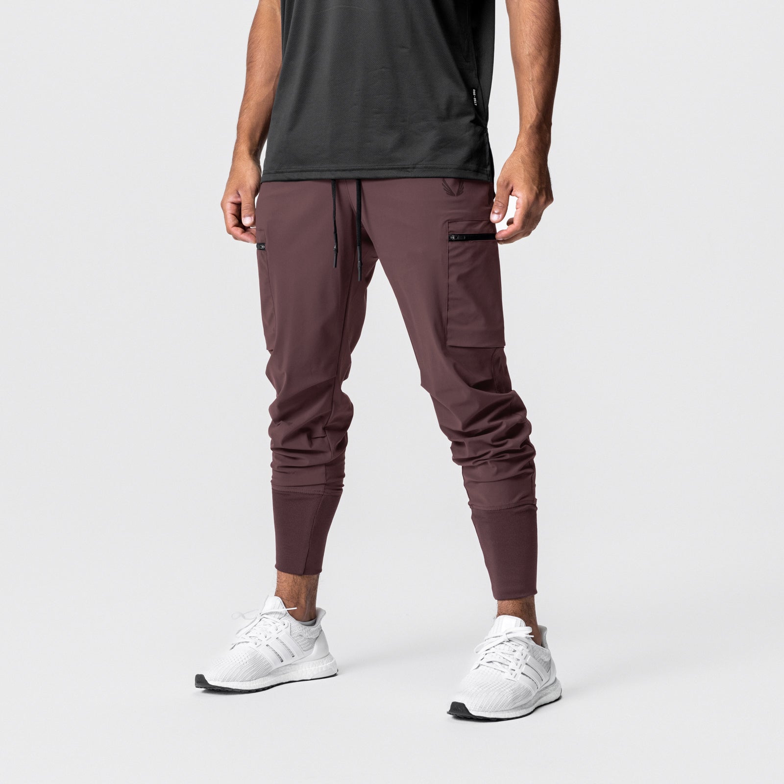 0698. Tetra-Lite® Inlay Pocket High Rib Jogger Plum | ASRV Online