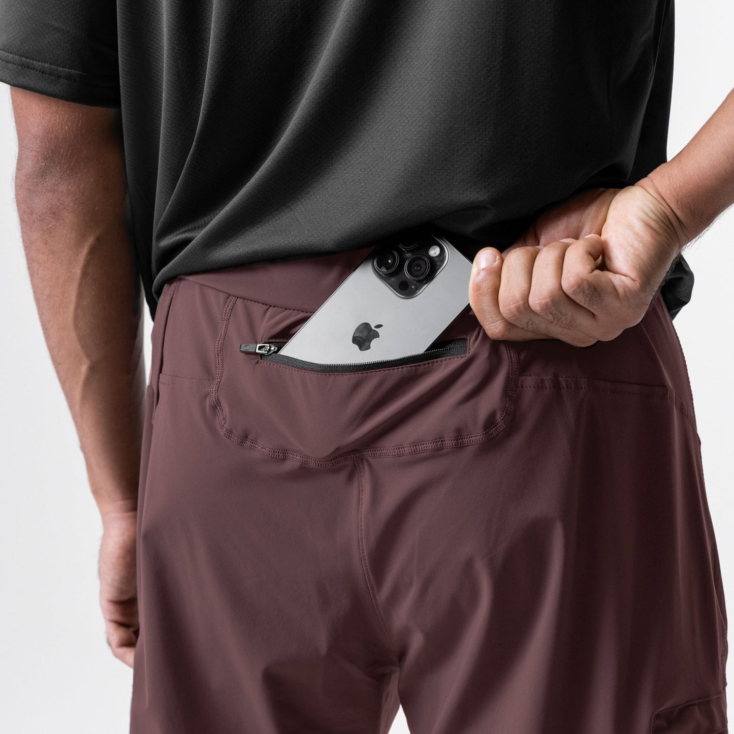 0698. Tetra-Lite® Inlay Pocket High Rib Jogger Plum | ASRV Online