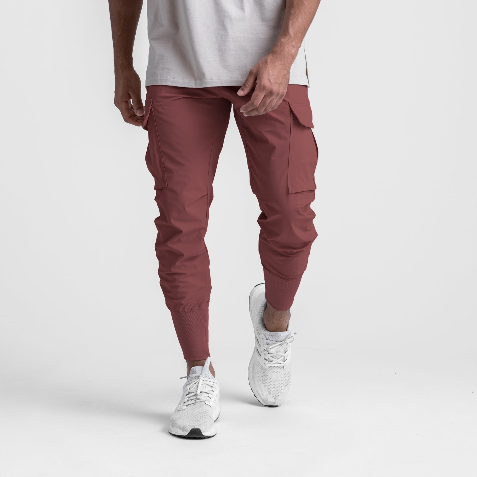 0437. Tetra-Lite® Cargo High Rib Jogger Red Earth | ASRV on sale