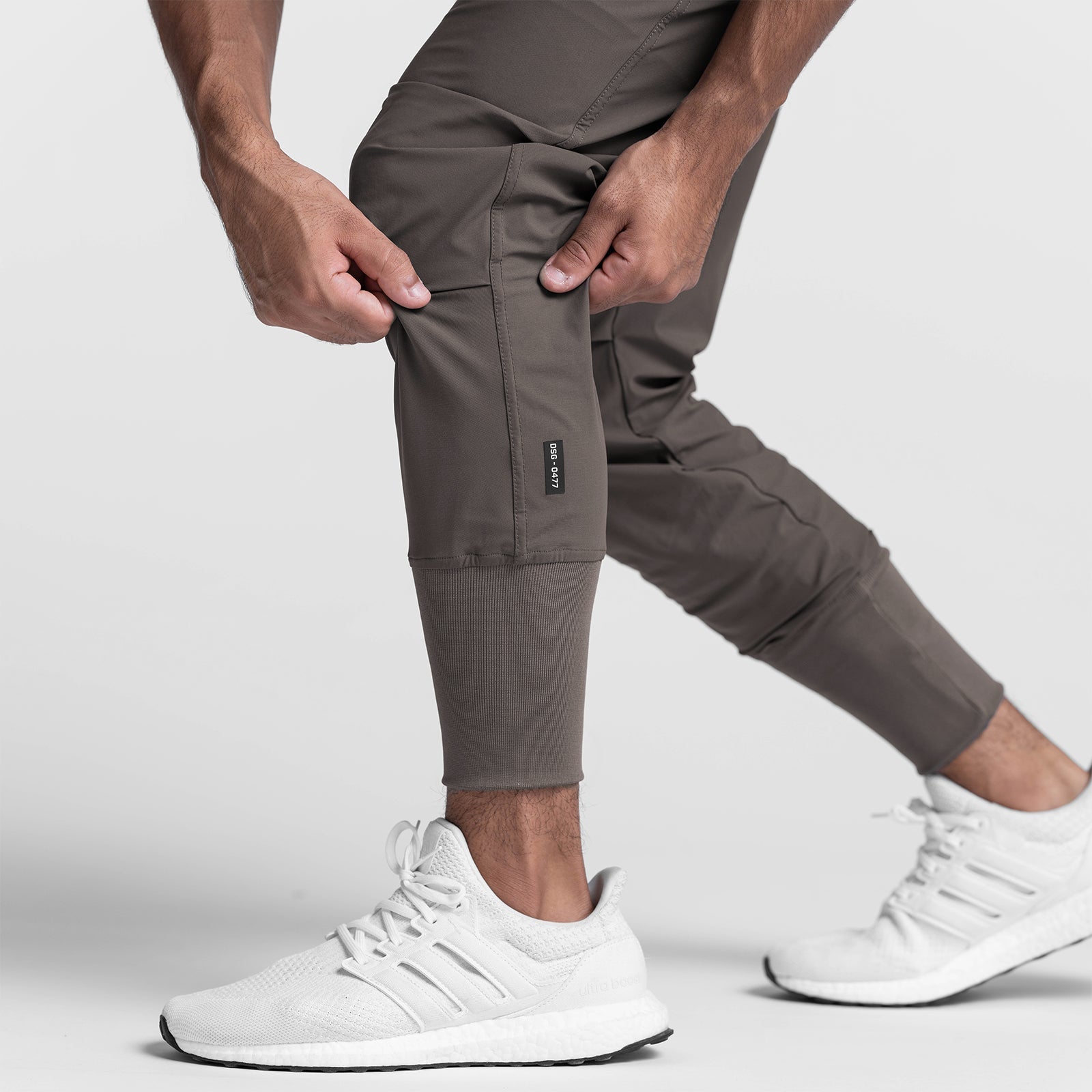 0477. Tetra-Lite® High Rib Jogger Deep Taupe | ASRV discount
