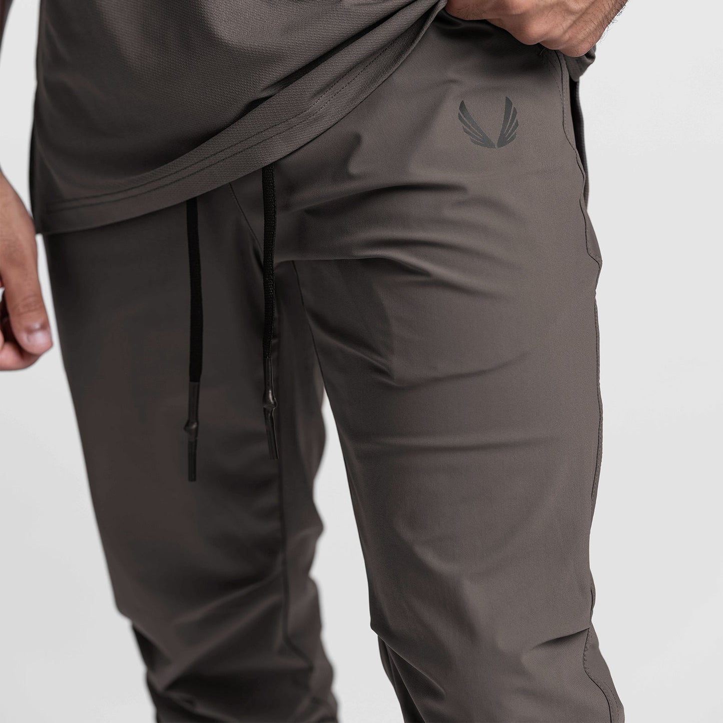 0477. Tetra-Lite® High Rib Jogger Deep Taupe | ASRV discount