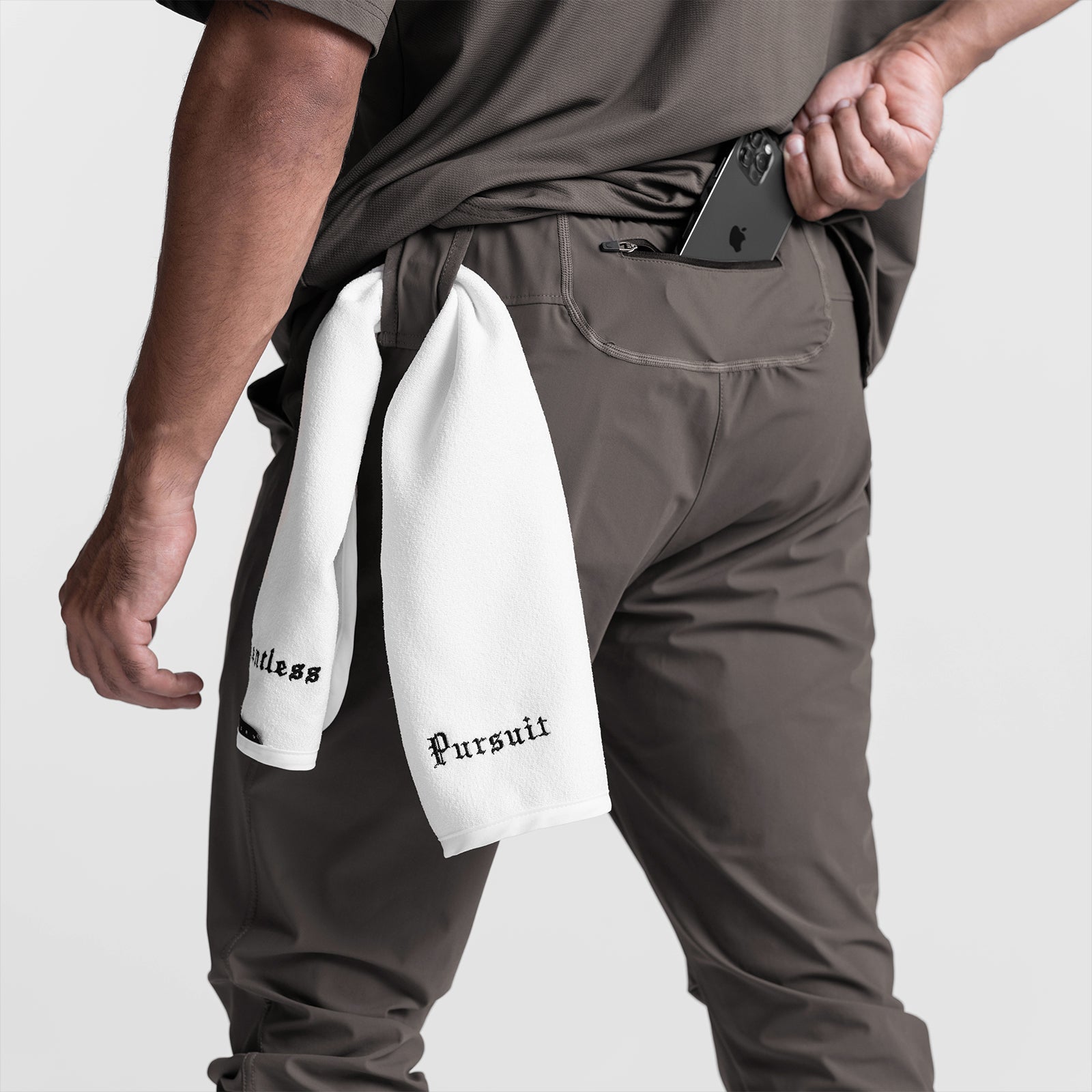 0477. Tetra-Lite® High Rib Jogger Deep Taupe | ASRV discount