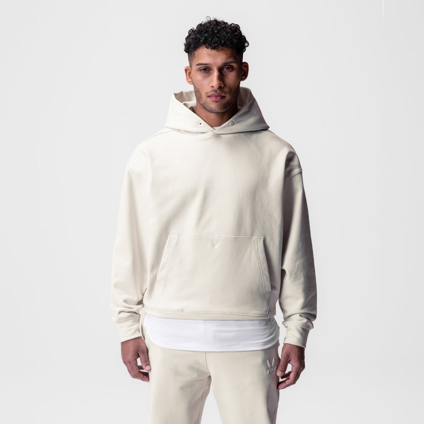 0648. Tech-Terry™ Hoodie Ivory Cream | ASRV for sale