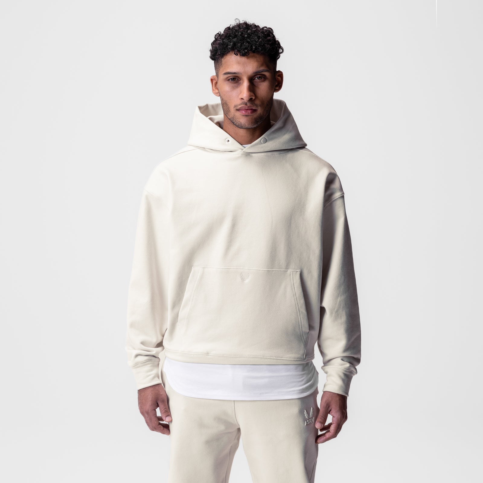 0648. Tech-Terry™ Hoodie Ivory Cream | ASRV for sale