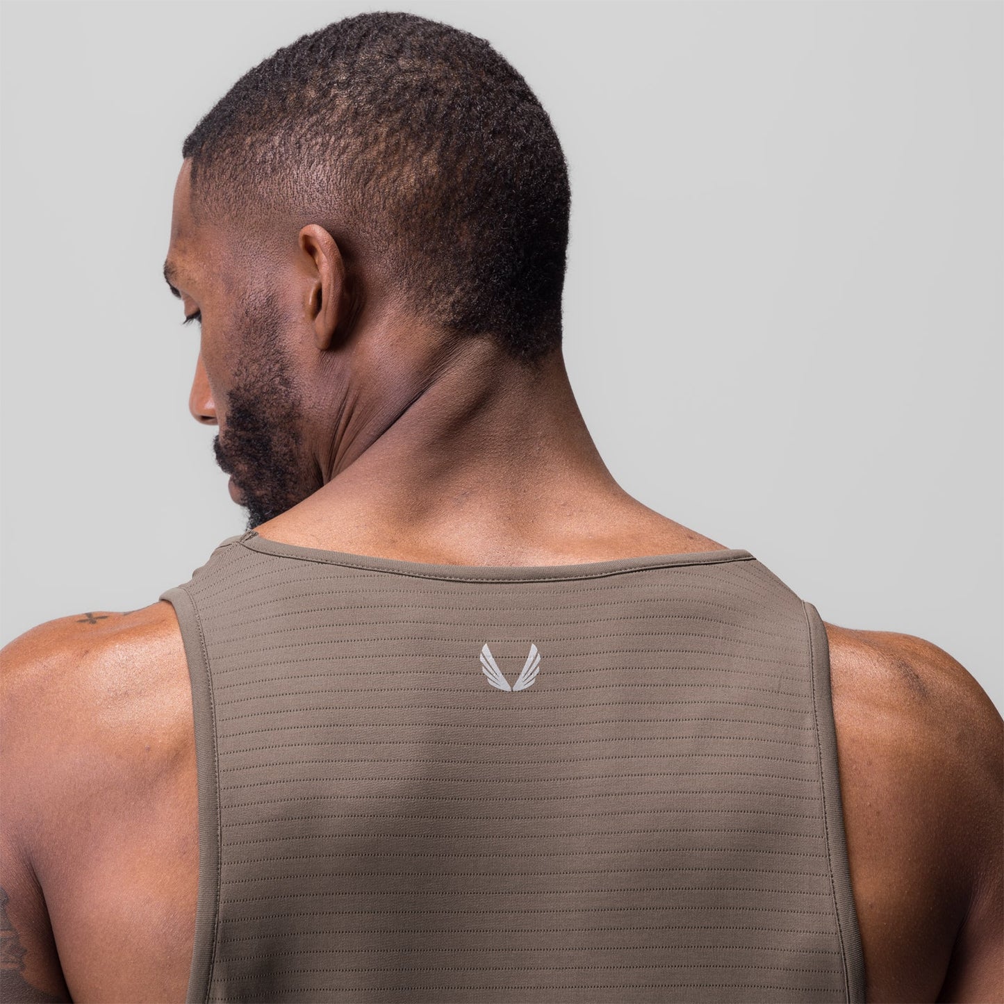 0835. 3D-Lite® 2.0 Drop Hem Tank Deep Taupe "OTWR" | ASRV Discount