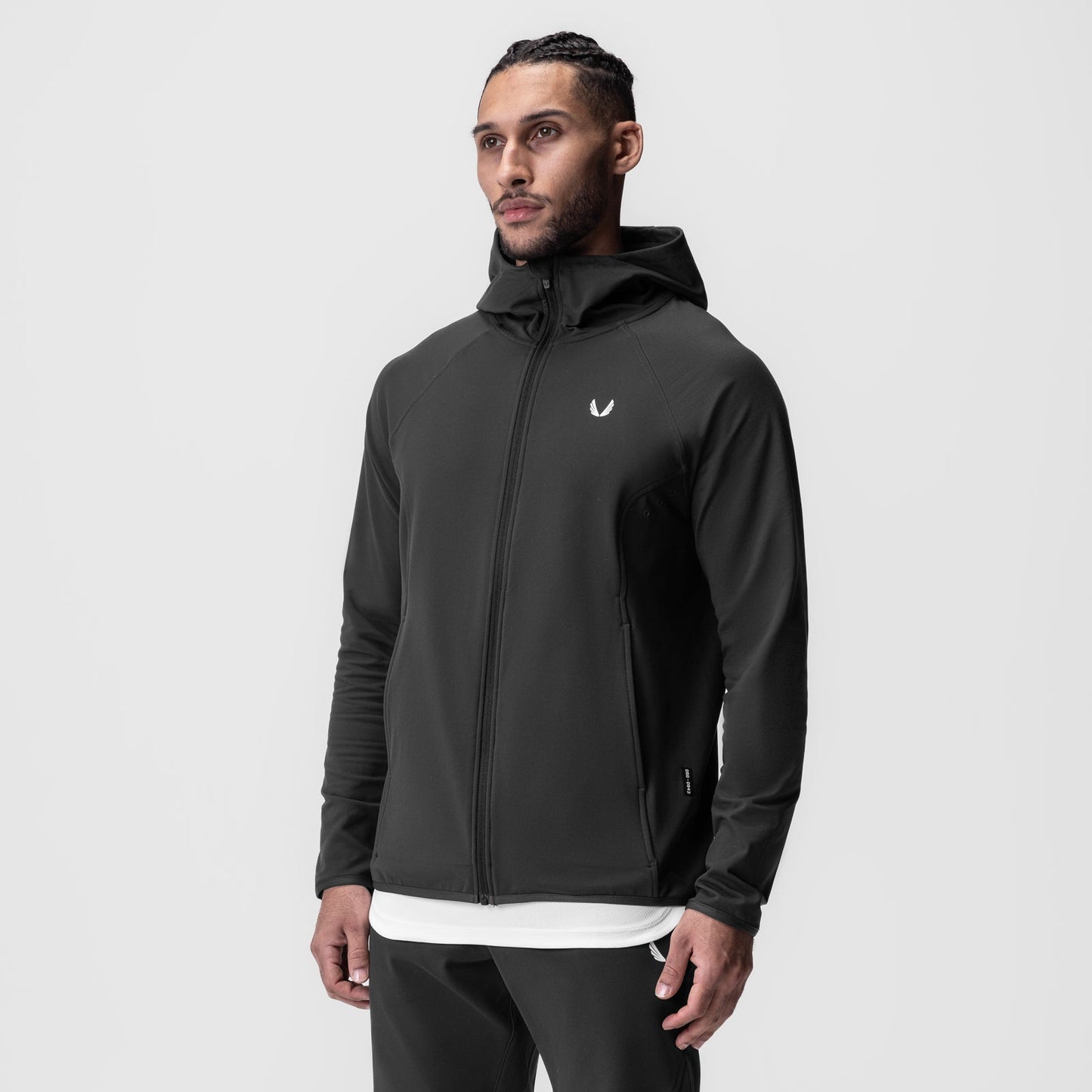 0943. Performance Fleece Zip Hoodie Space Grey | ASRV sale