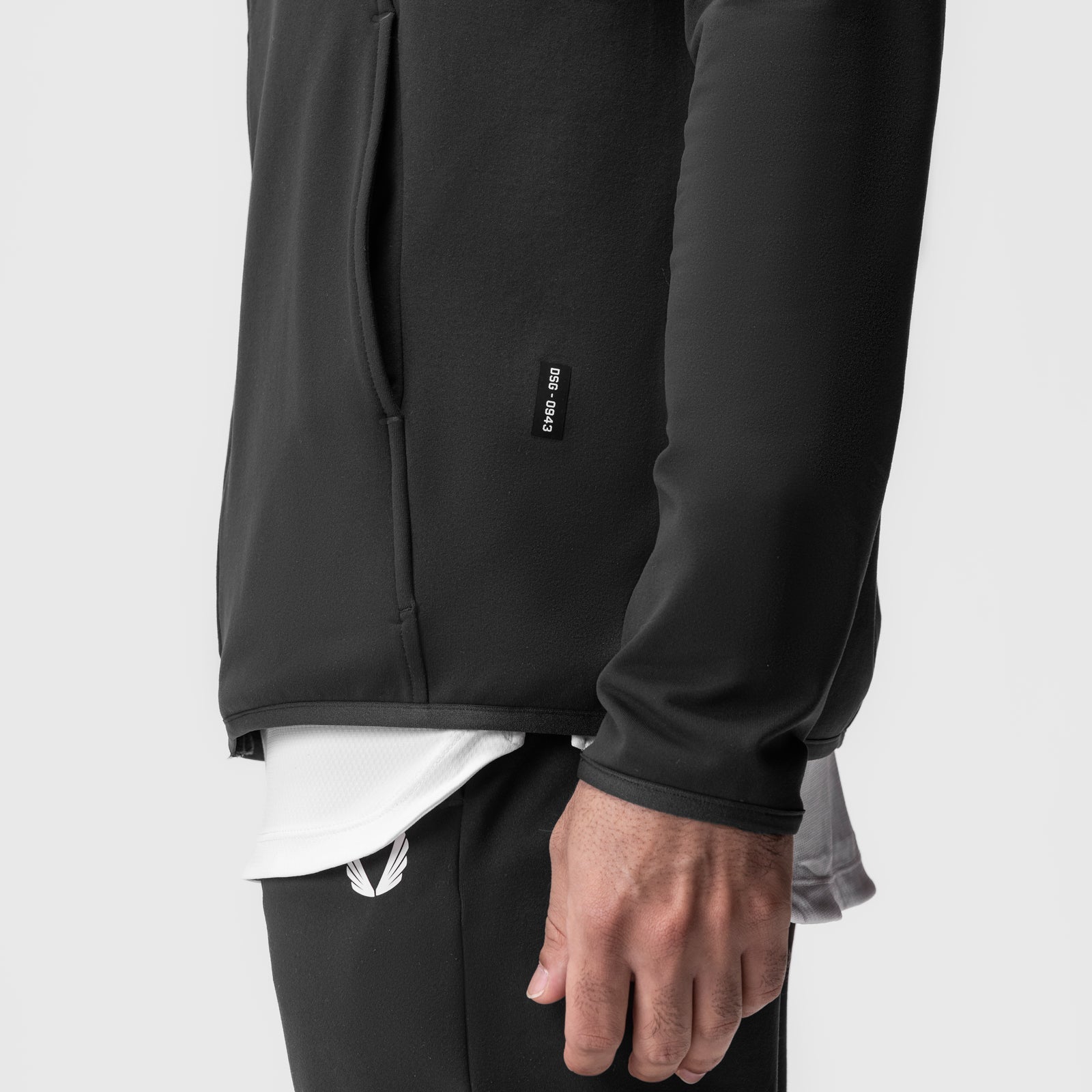 0943. Performance Fleece Zip Hoodie Space Grey | ASRV sale
