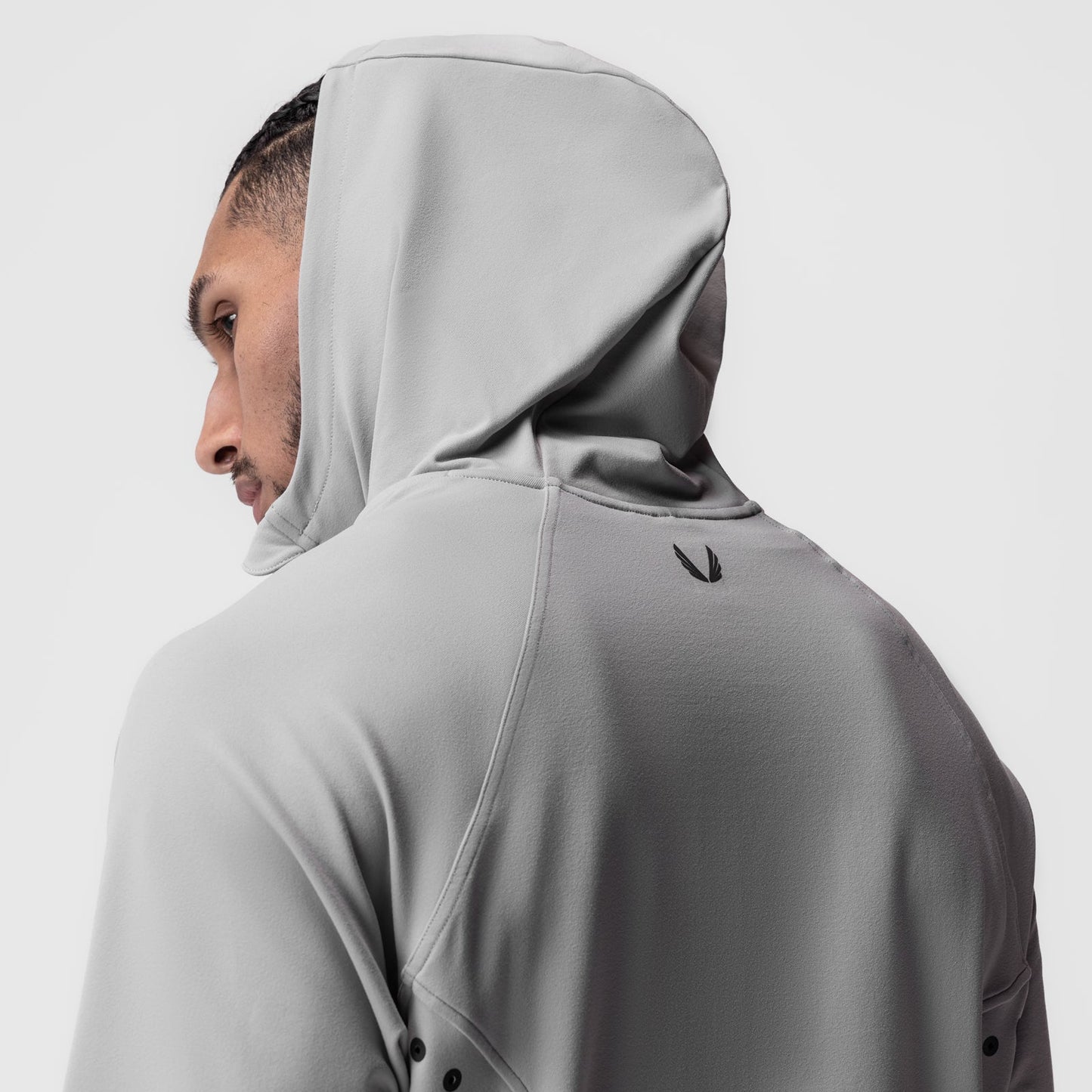 0943. Performance Fleece Zip Hoodie Slate Grey | ASRV on sale