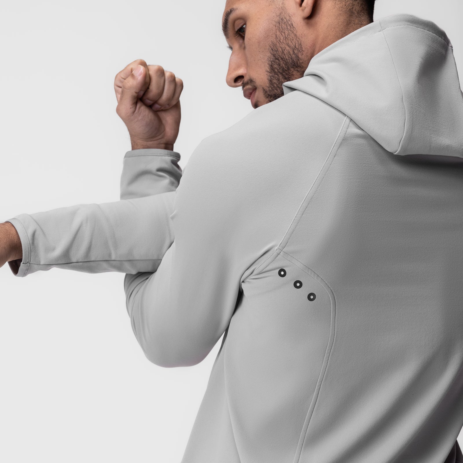 0943. Performance Fleece Zip Hoodie Slate Grey | ASRV on sale
