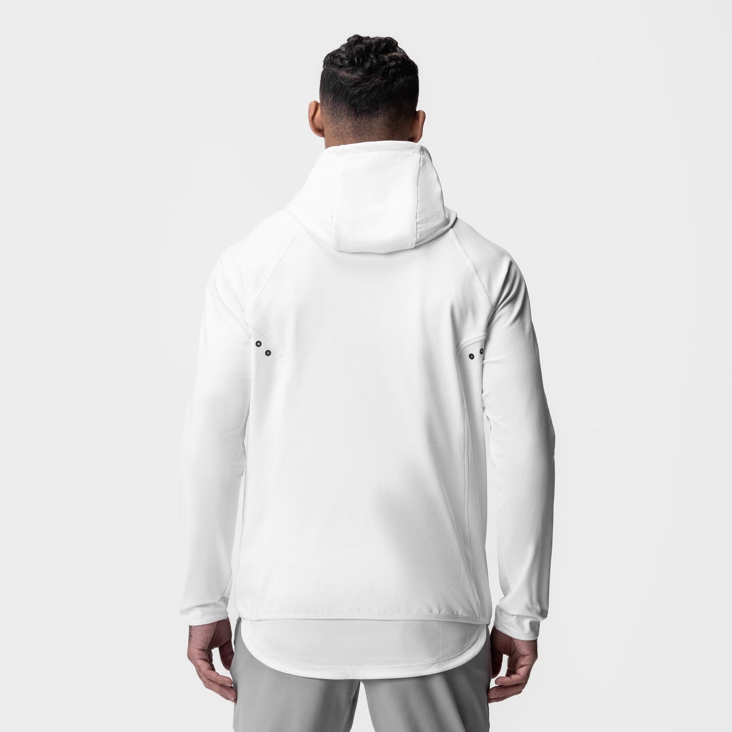 0943. Performance Fleece Zip Hoodie White | ASRV for sale