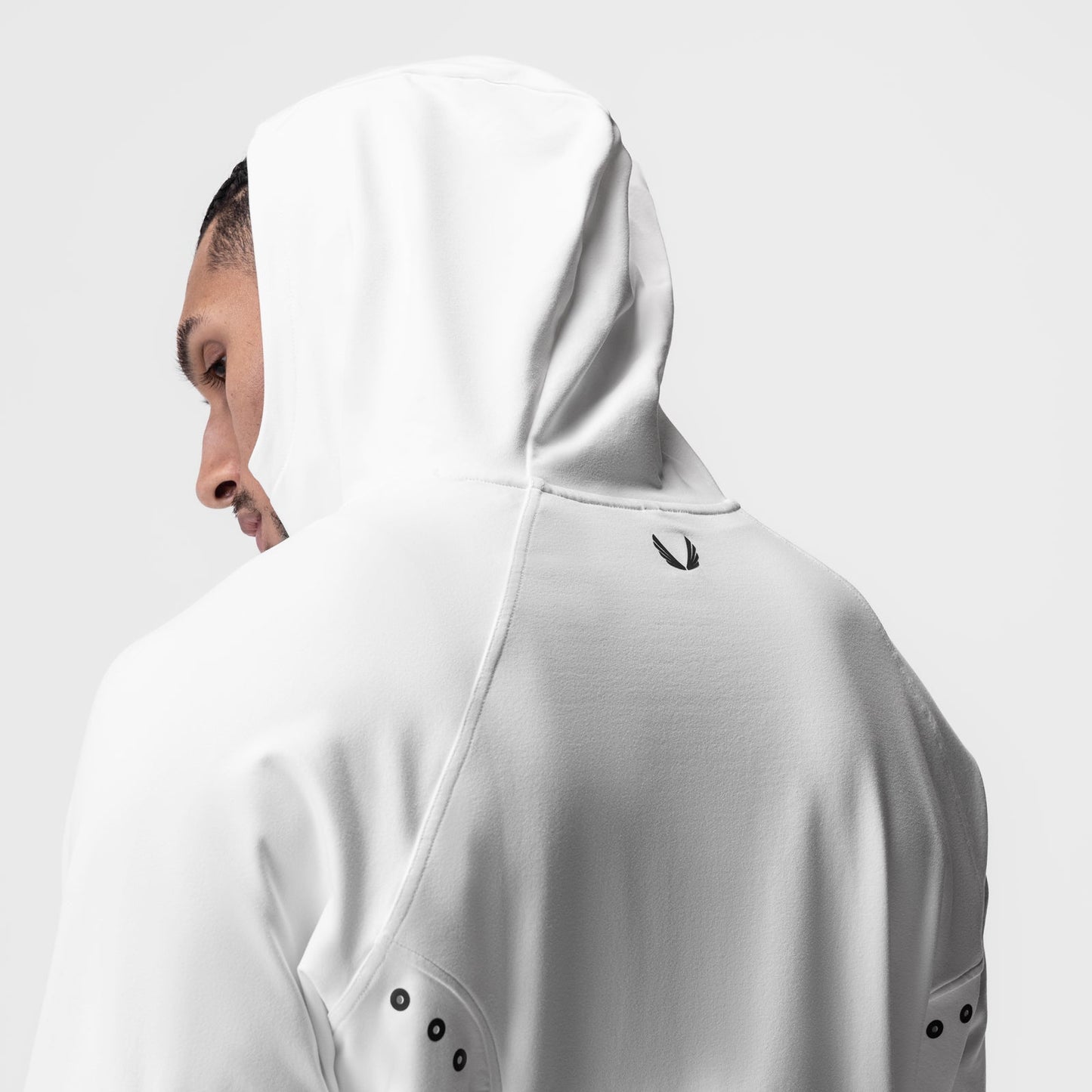 0943. Performance Fleece Zip Hoodie White | ASRV for sale