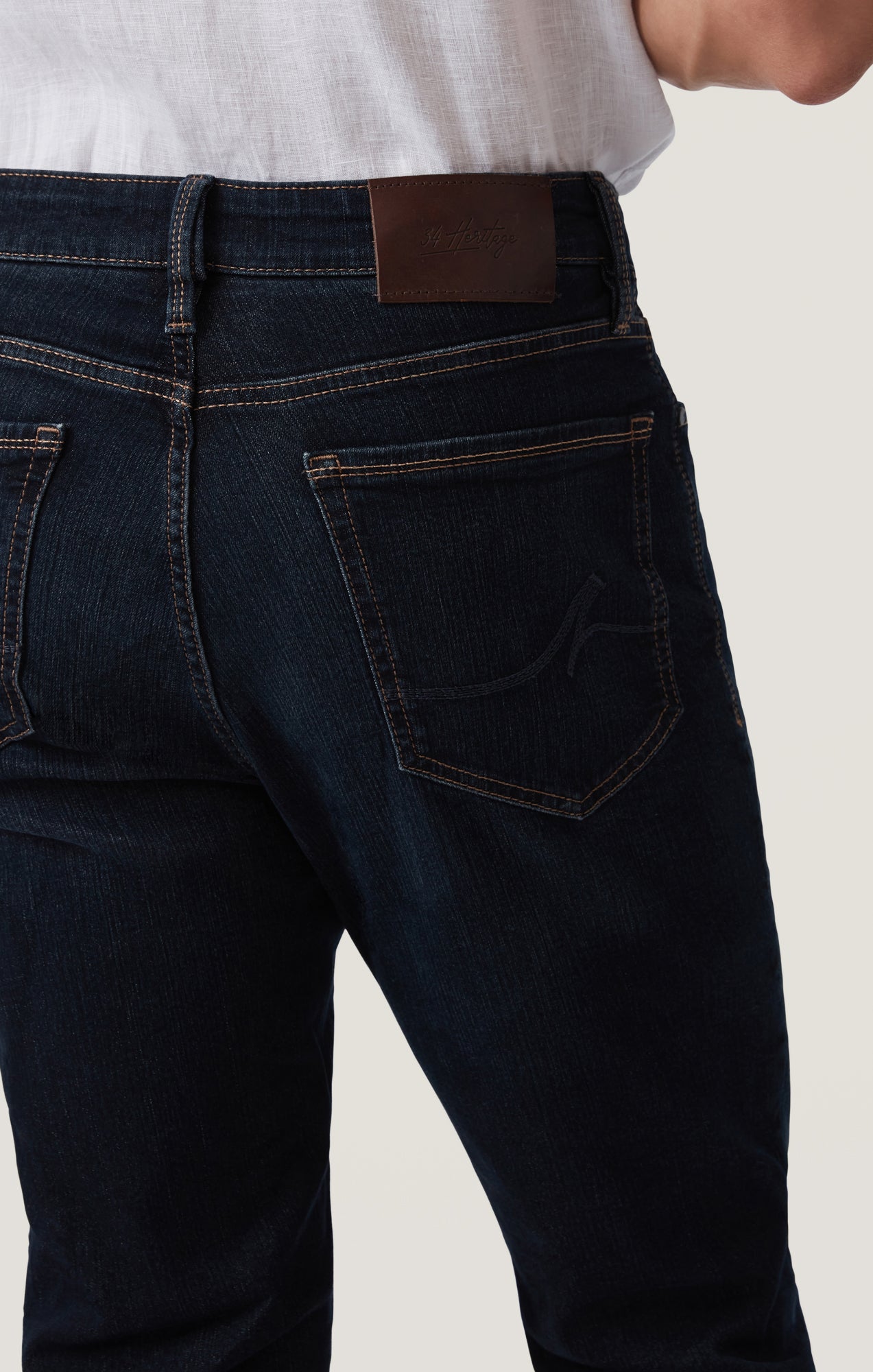 34 Heritage Charisma High Rise Straight Jeans in Dark Comfort