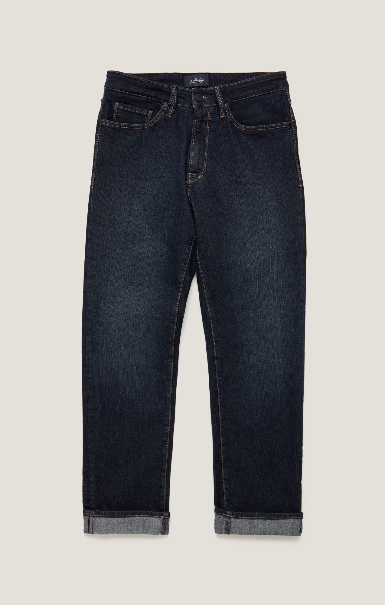 34 Heritage Charisma High Rise Straight Jeans in Dark Comfort