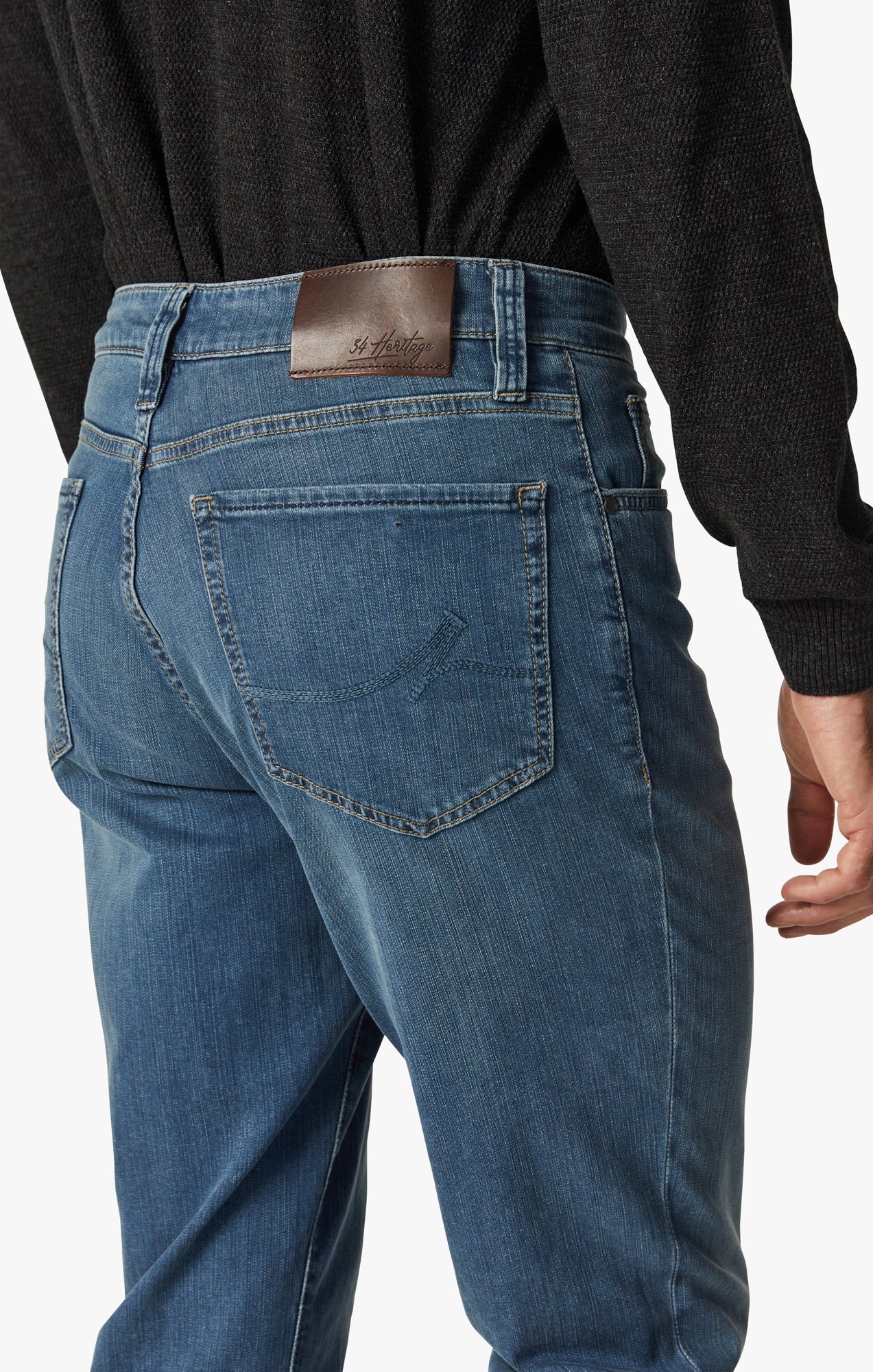 34 Heritage Charisma Classic Fit Jeans in Mid Soft