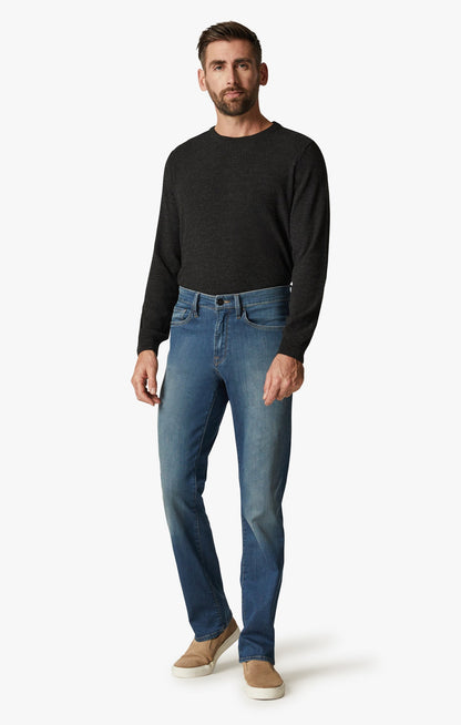 34 Heritage Charisma High Rise Straight Jeans in Mid Cashmere