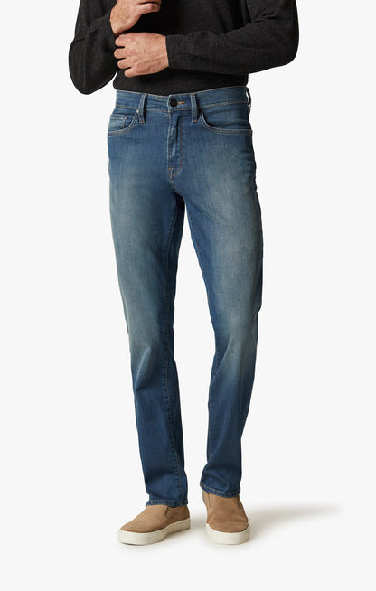 34 Heritage Charisma High Rise Straight Jeans in Mid Cashmere