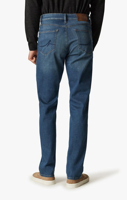 34 Heritage Charisma High Rise Straight Jeans in Mid Cashmere