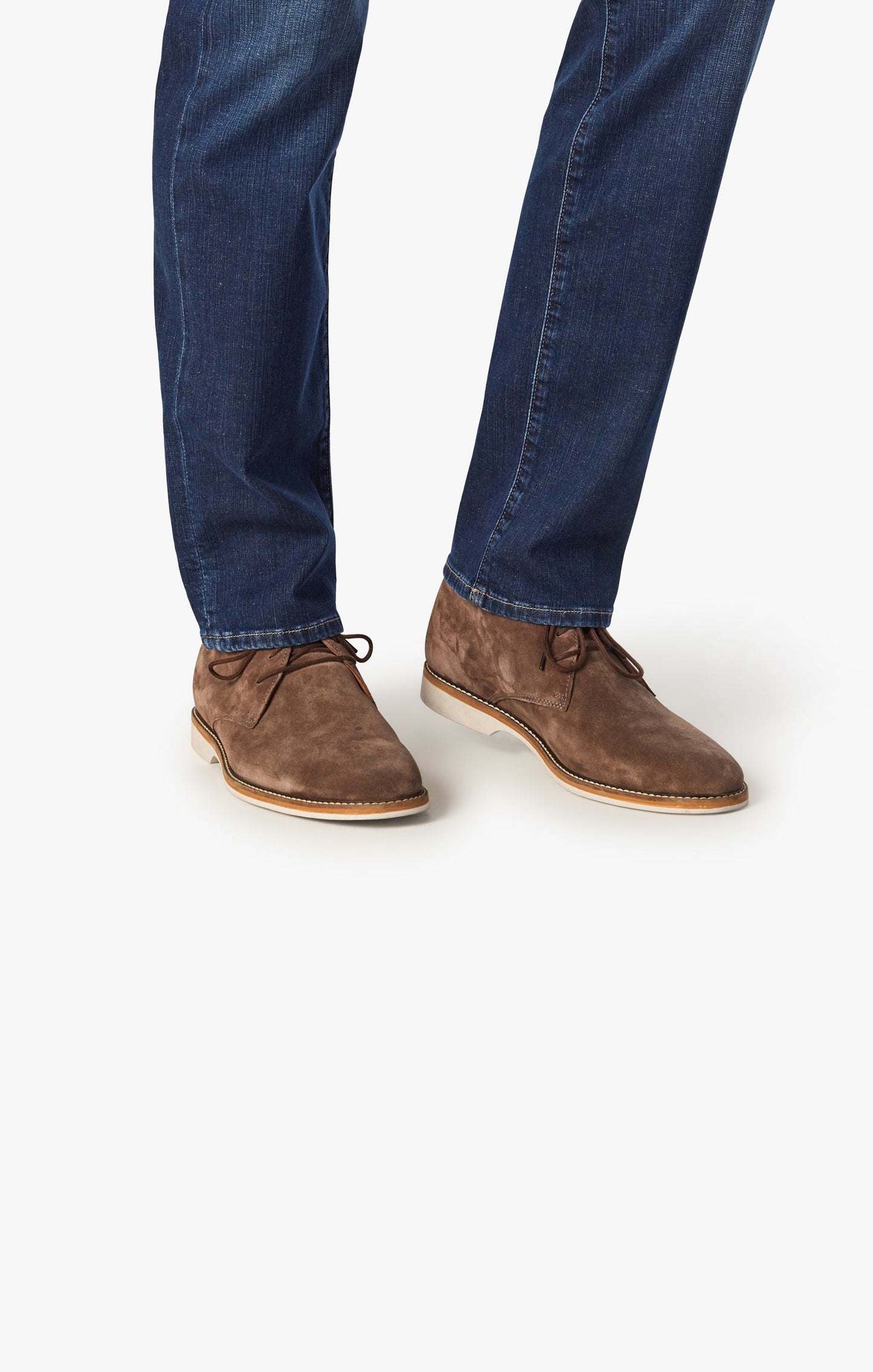 34 Heritage 34 Heritage Charisma Relaxed Straight Leg Jeans In Dark Brushed Soft Denim
