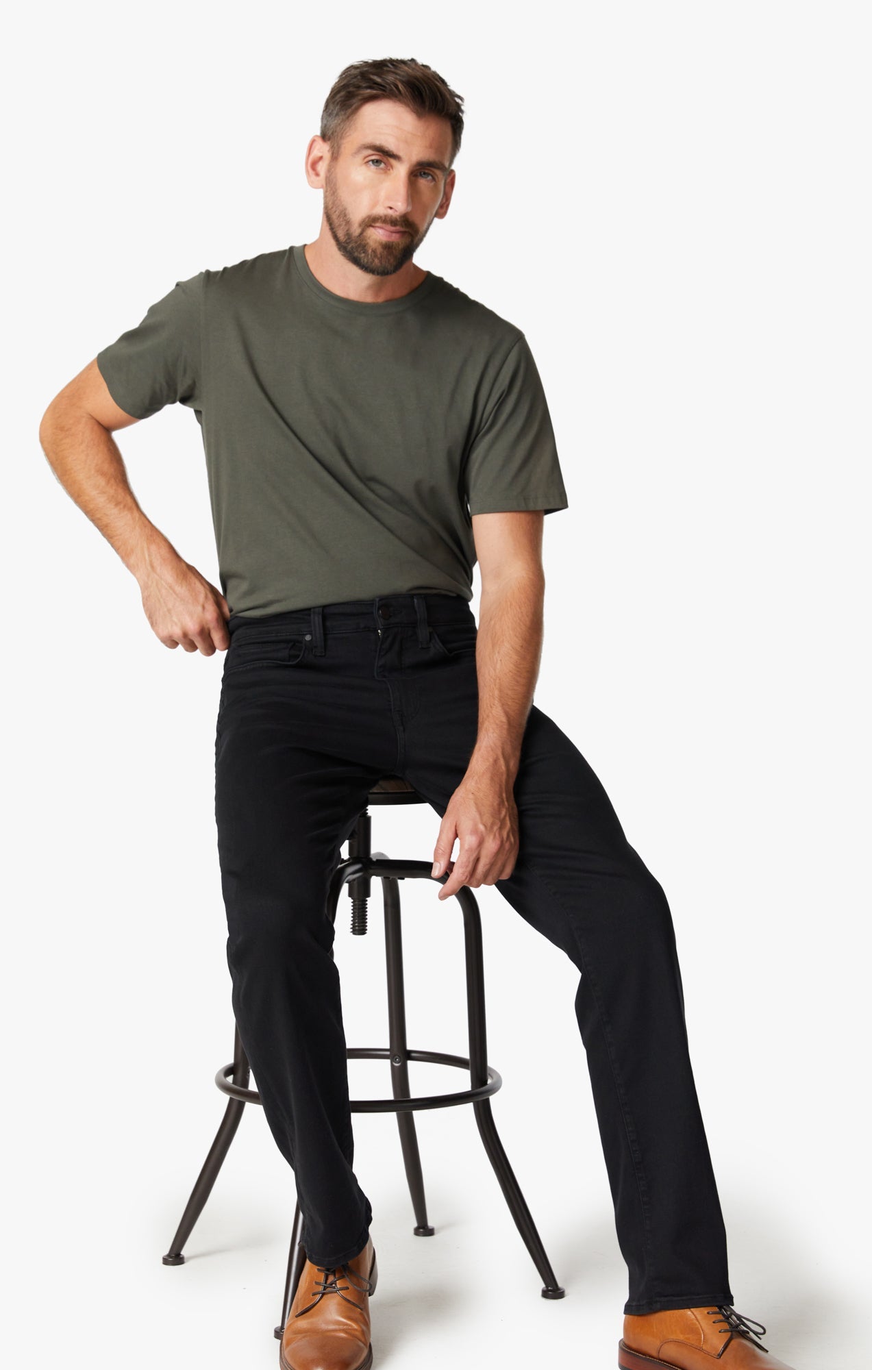 34 Heritage Charisma Comfort Rise, Classic Fit In Black Urban