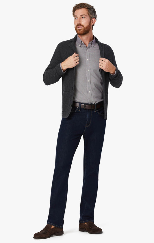 34 Heritage Charisma Relaxed Straight Leg Jeans In Dark Siena