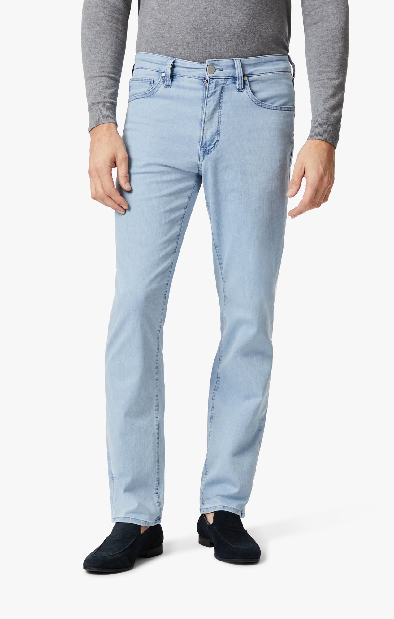 34 Heritage Charisma Relaxed Straight Leg Jeans In Bleached Kona