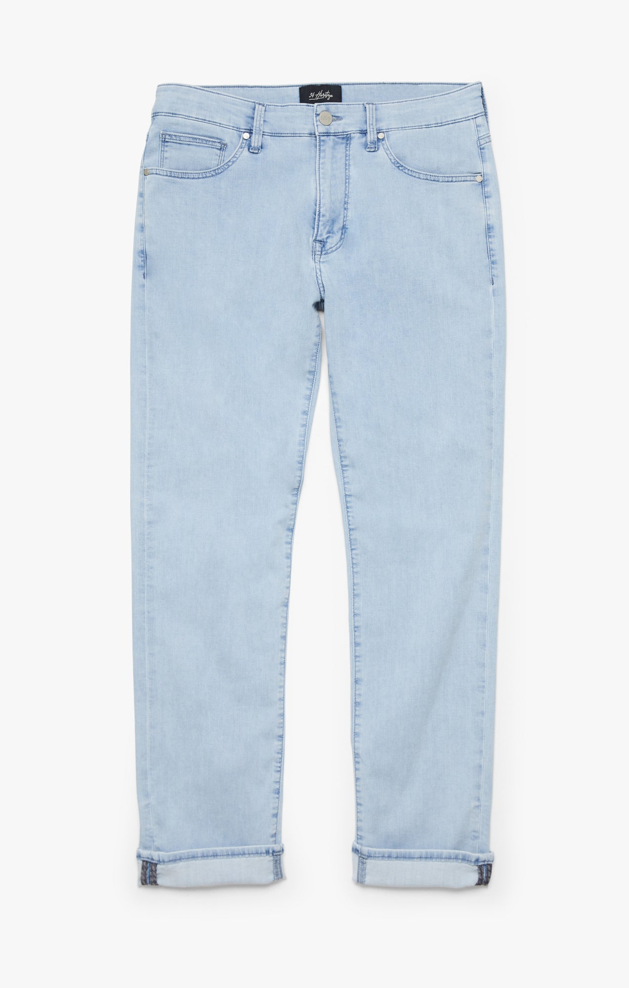 34 Heritage Charisma Relaxed Straight Leg Jeans In Bleached Kona