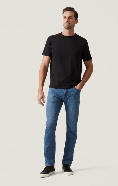 34 Heritage Charisma Relaxed Straight Jeans in Dark Blue Kona