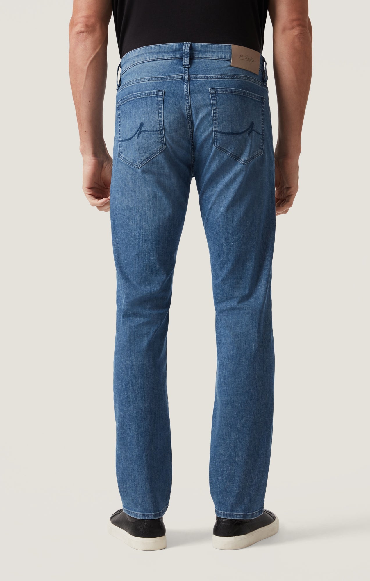 34 Heritage Charisma Relaxed Straight Jeans in Dark Blue Kona