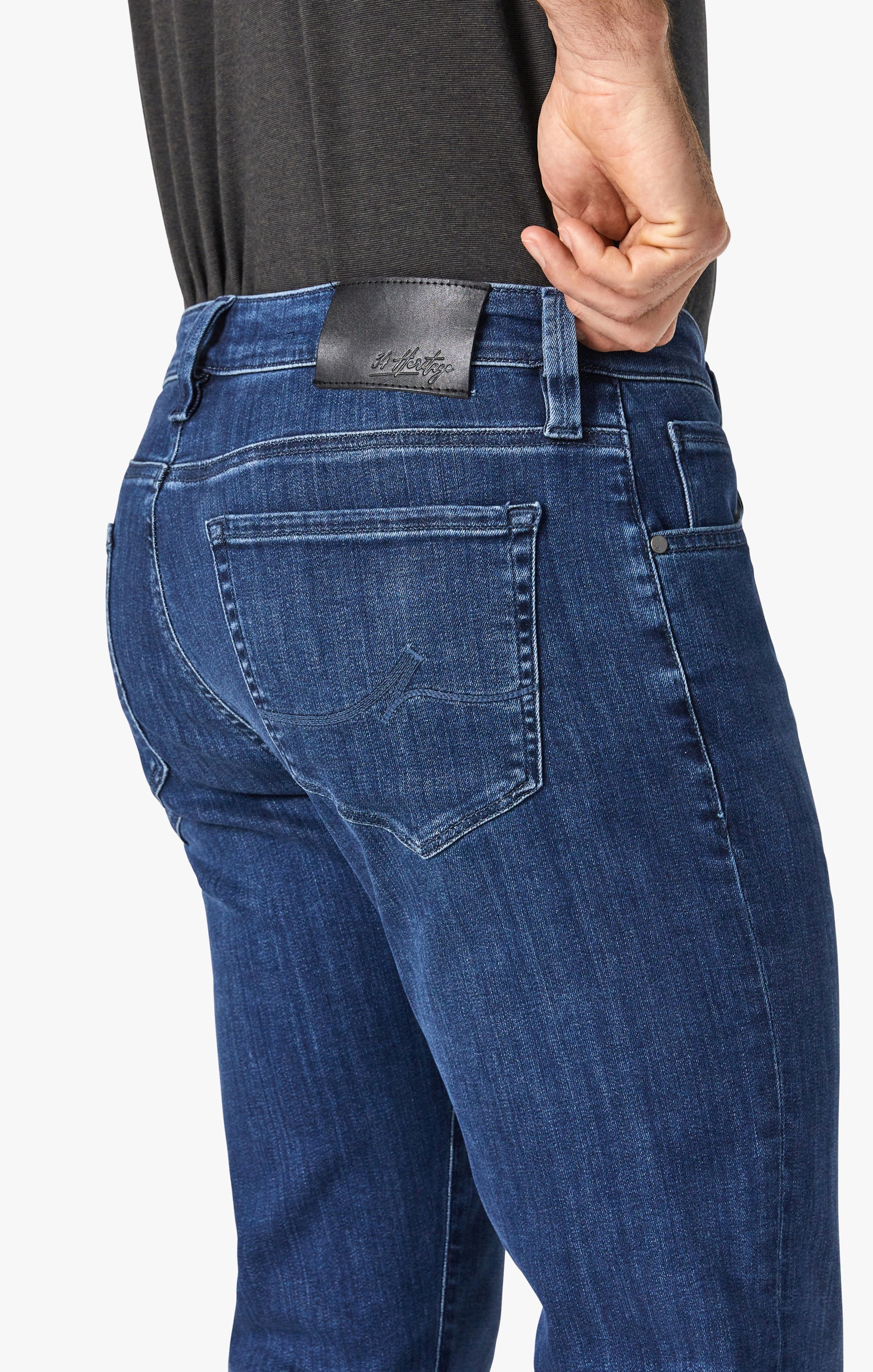 34 Heritage Courage Mid Rise Straight Leg in Mid Urban