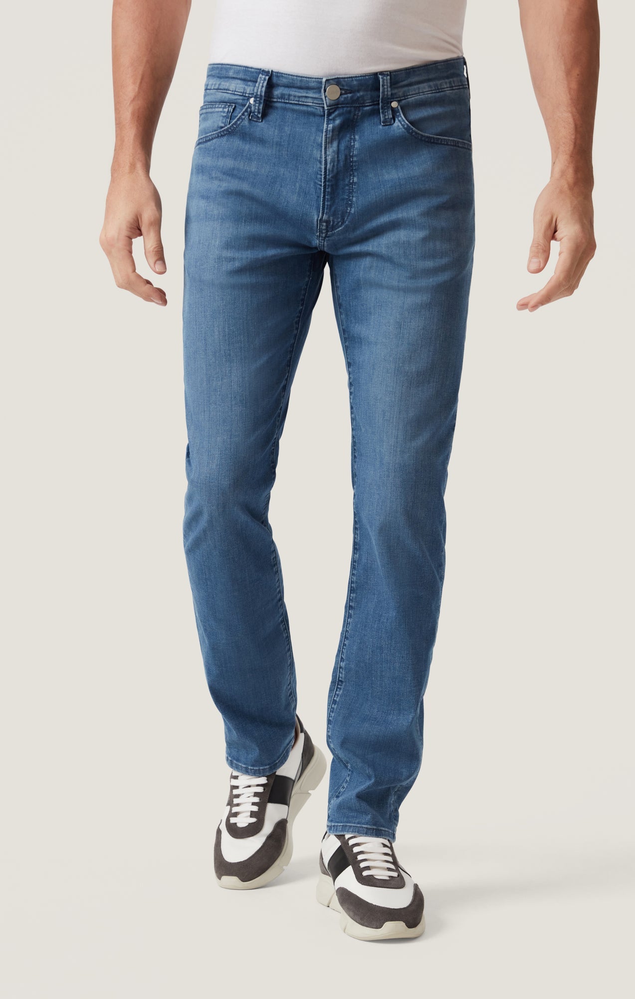 34 Heritage Courage Straight Leg Jeans in Dark Blue Kona