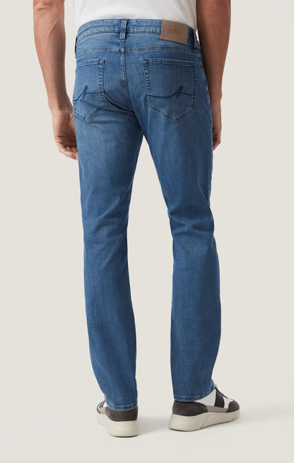 34 Heritage Courage Straight Leg Jeans in Dark Blue Kona