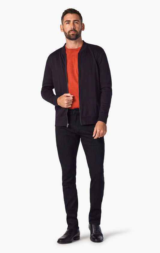 34 Heritage 34 Heritage Courage Mid-Rise, Straight Leg Jeans In Black Urban